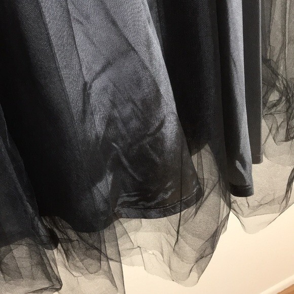 Rimini ladies black lace tutu one of a kind tulle dark skirt size 2 - Picture 4 of 12